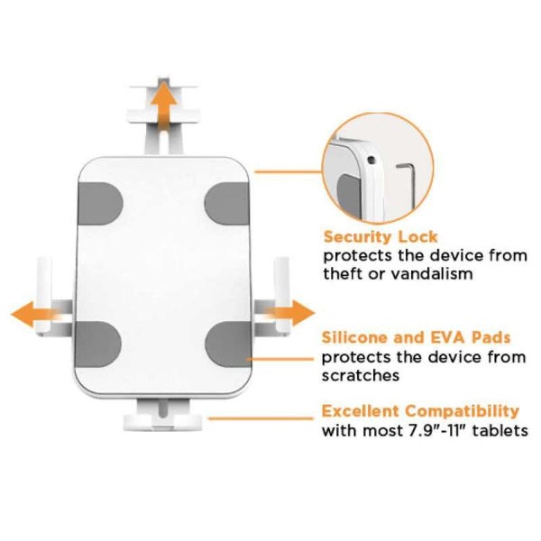 Brateck Lumi Universal Anti-Theft Tablet Wall Mount Carousel 2