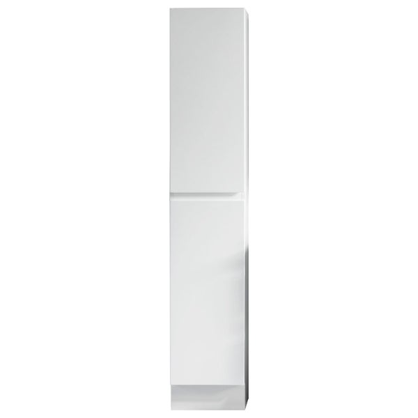 Soho Floor Side Cabinet 1900mm - Glossy White Carousel 2
