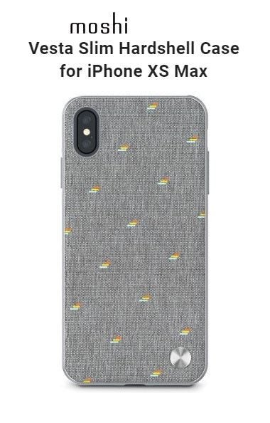 Moshi iPhone XS Max 6.5" Vesta Slim Hardshell Case - Grey628647404775711126
