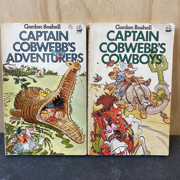 Rare Collectible - Classic Captain Cobwebb Book Set by Gordon Boshell Carousel 2