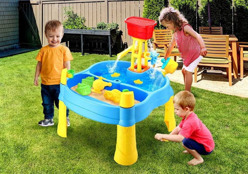 Outdoor Sand and Water Table Play Set Beach Sandpit Toy Carousel 2