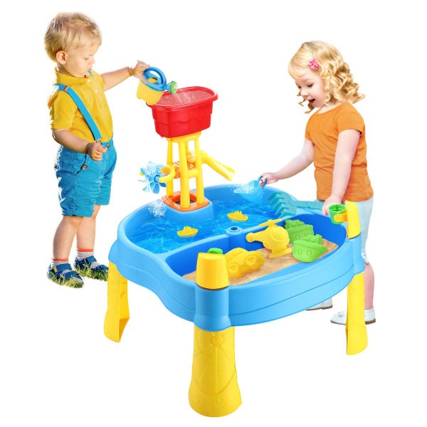 Outdoor Sand and Water Table Play Set Beach Sandpit Toy Carousel 13