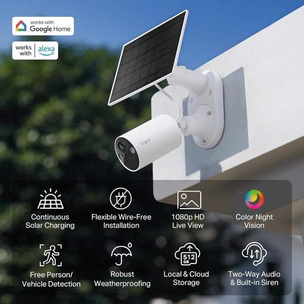 TP-LINK Tapo C402 Full HD Solar Wireless Camera Carousel 2