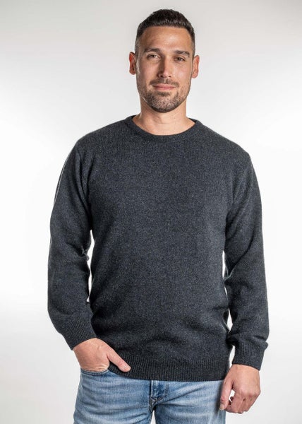 Possum Merino Lightweight Crew Neck Jumper Carousel 1