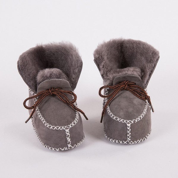SALE! Jacob Booties - Grey Carousel 2