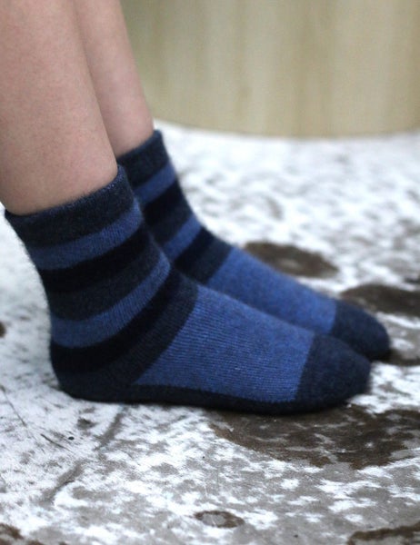 Possum Merino Child Stripe Socks Carousel 2