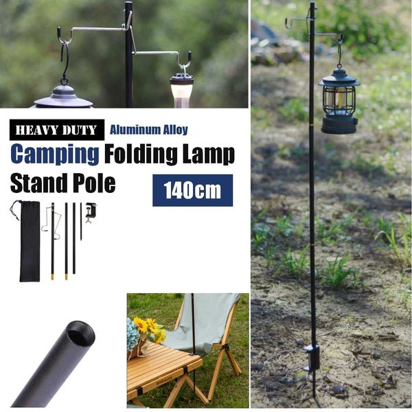Camping Aluminum Table Lantern Lamp Stand Pole Rack *Local Buy* Carousel 1