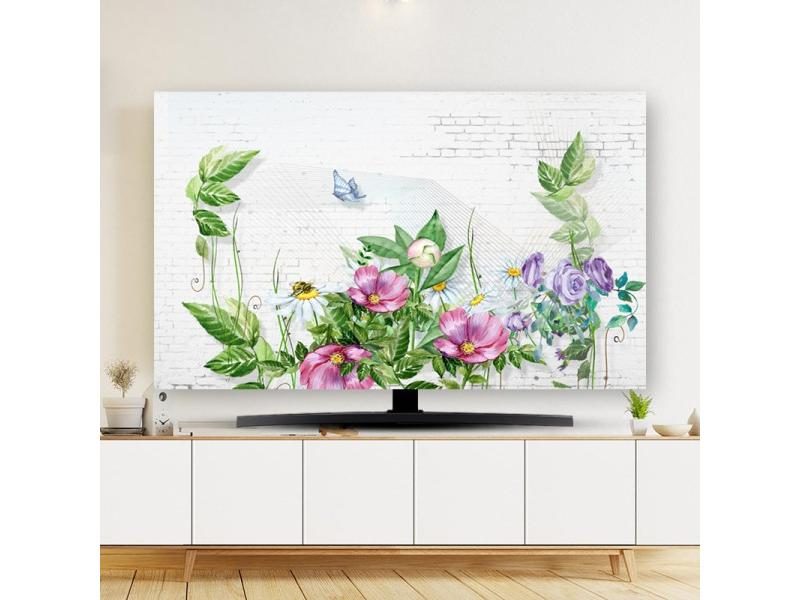 GoodTop TV Cover Dust Cover Towel Monitor Cover 55 Inch Fashion Household Carousel 1