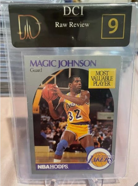 1990-91 NBA Hoops Magic Johnson Most Valuable Player DCI 9 Carousel 1