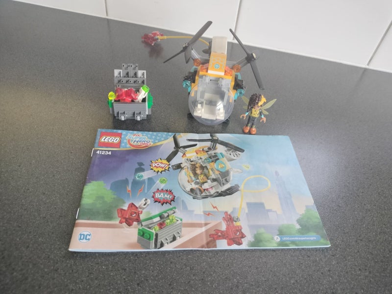 Lego DC Super Hero Girls Retired Set #41234 Bumblebee Helicopter Carousel 1