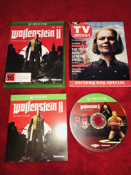 Wolfenstein II: The New Colossus With Booklet! - 9.1/10! Xbox One Game Carousel 1