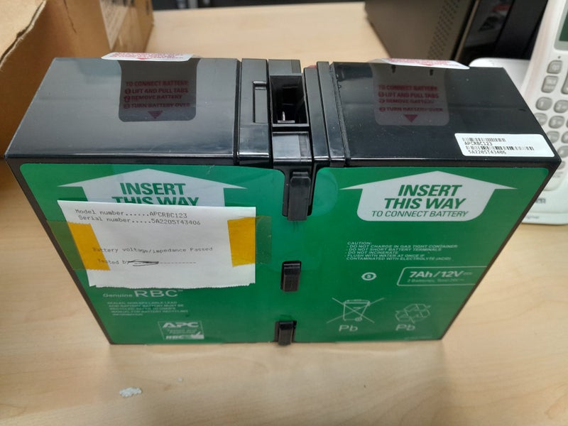 APC UPS Battery Pack Model: APCRBC123 Carousel 2