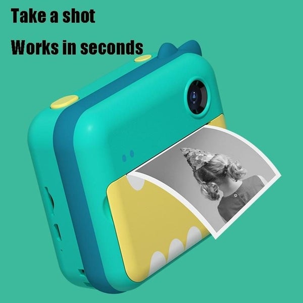 P1 32Gb Children Instant Camera 1200W Front And Rear Dual-Lens Mini Print Pho... Carousel 10