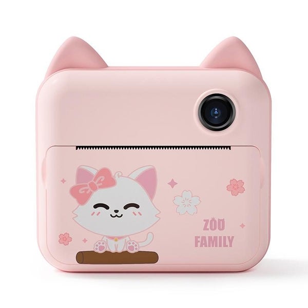 P1 32Gb Children Instant Camera 1200W Front And Rear Dual-Lens Mini Print Pho... Carousel 1