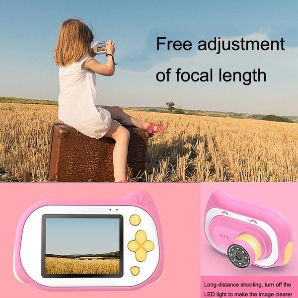 Children Zoom Macro Digital Camera Blue With 32Gb Carousel 6