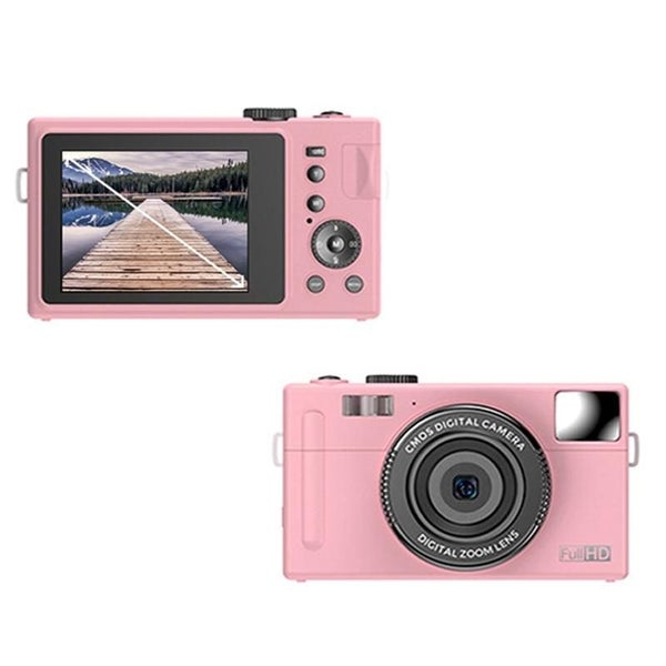 R1 48 Million Hd Pixels 3.0 Inch Screen Children Digital Camera - Pink & Card... Carousel 1