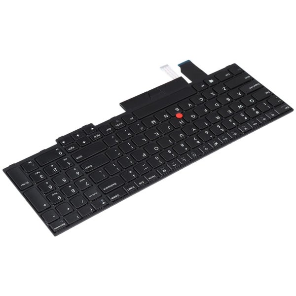 Us Version Keyboard With Pointing For Lenovo Thinkpad P15V L15 Black Carousel 2