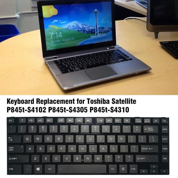 For Toshiba L840 / L800 Keyboard With Frame Carousel 5