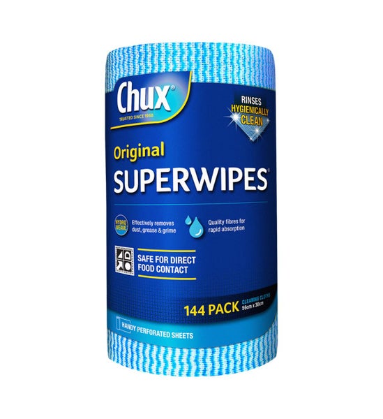 Chux Original Superwipes 144 Wipes 65m x 30cm Carousel 1