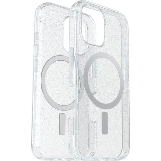 OtterBox Symmetry Clear MagSafe Case for iPhone 16 - Stardust Carousel 1
