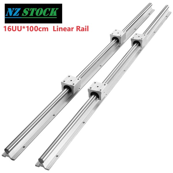 Linear Rail Kit|2*SBR16-1M Linear Slide Guide Rail with4*SBR16UU Bearing Block Carousel 1