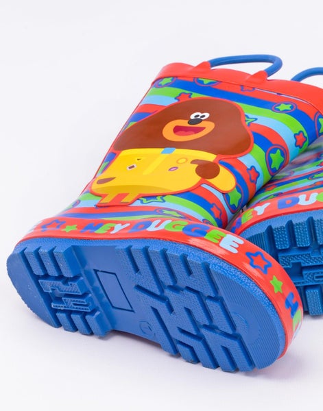Hey Duggee Red Wellington Boots with Handles (Boys) Carousel 4