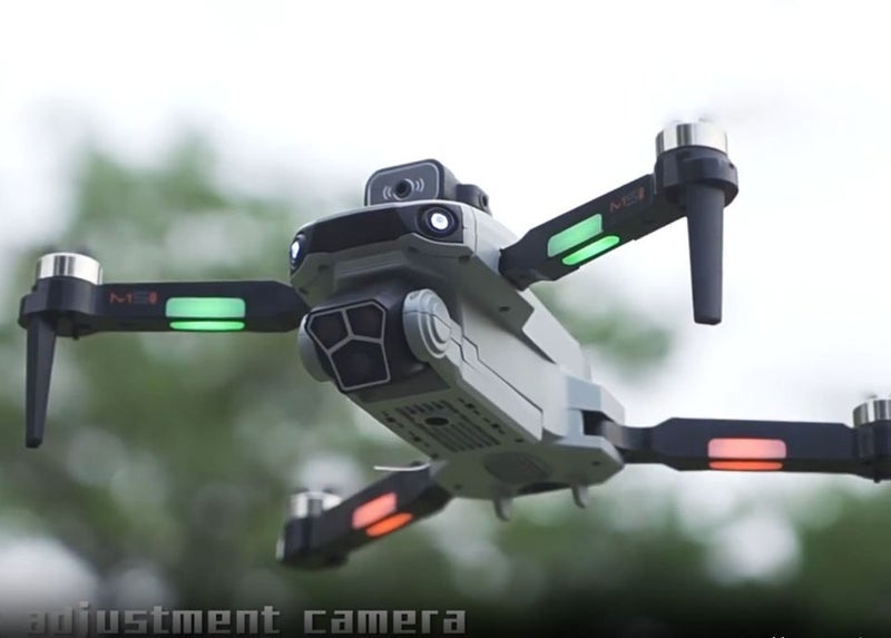 Brushless Motors Obstacle Avoidance Drone Dual Camera WiFi FPV Foldable Altitude Carousel 1