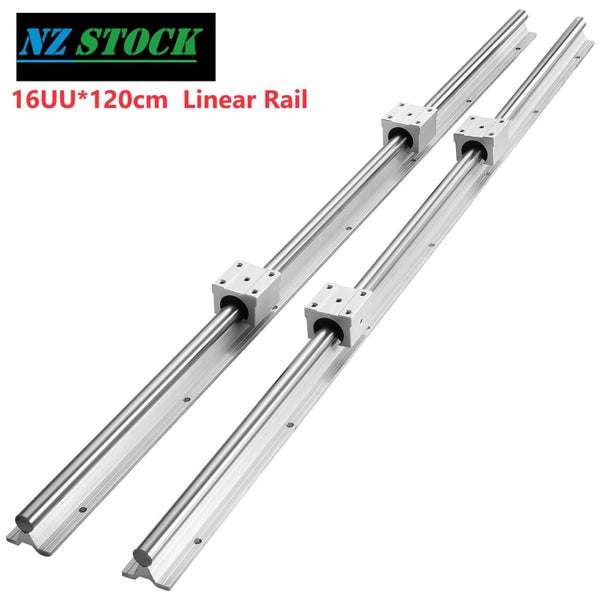 Linear Rail Kit|2*SBR16-1.2M Linear Slide Guide Rail with4*SBR16UU Bearing Block Carousel 1