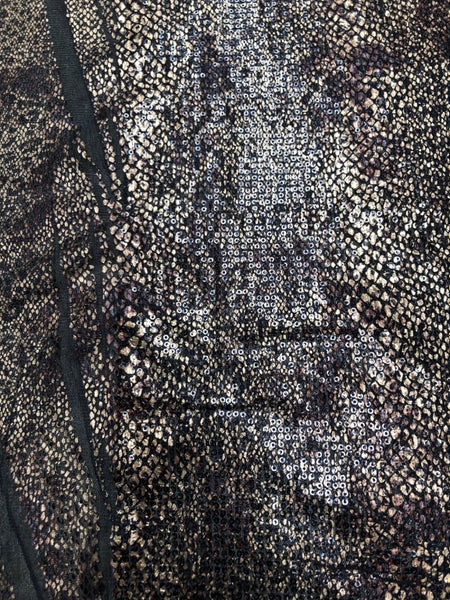 Snake skin sequins fabric 120 cm x 5 metres Carousel 2