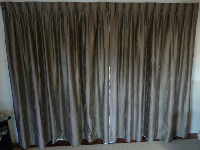Thermal Lined Dutch Pleat Full Length Curtains x 2 Carousel 2