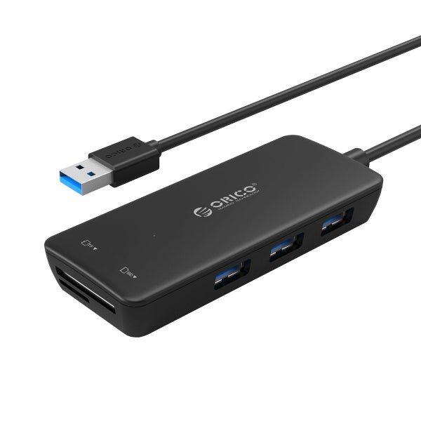 ORICO® 3 USB 3.0 Port Hub & SD,Micro SD TF Card Reader, For Windows, Mac, Linux Carousel 1