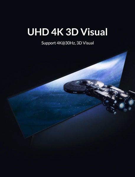 HDMI Bi-Direction Switch 2 In 1 Out, 1 In 2 Out w/ 2 HDMI Cables Unnlink®63616969287811114
