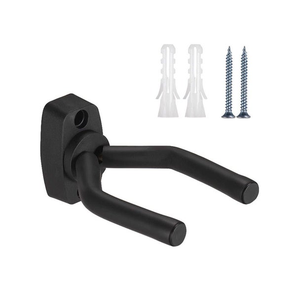 Set of 2 Guitar Bass Ukulele Hook Wall Mount Holder. With Screw Set62995408004867112