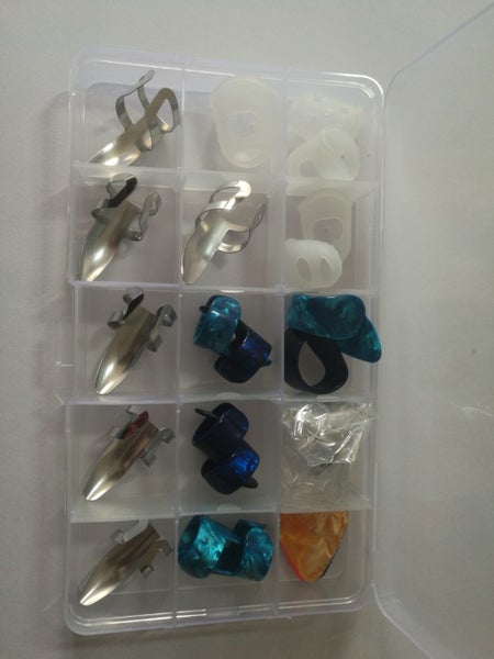 28Pcs Guitar Picks Guitar Thumb Plectrums, All-in-one Pack with Storage Box62995624343811111