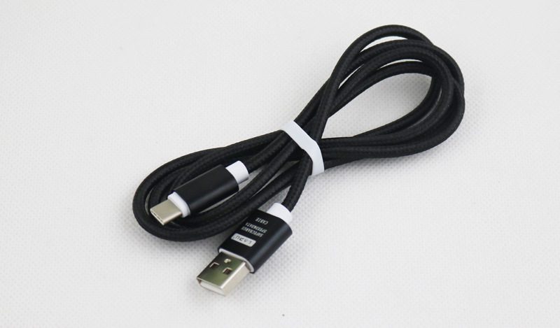 1m Type C Nylon Braided Type-C Data Cable, Black62931727358081115