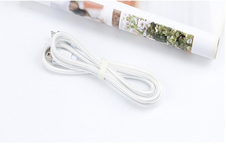 1m Mirco USB Nylon Braided Data & Charging Cable, For Android Samsung etc,Silver62931727363459116