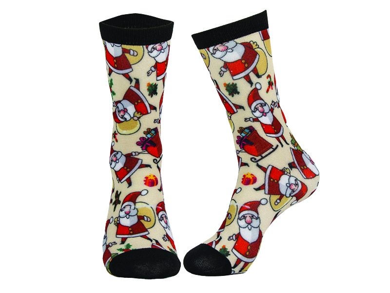 Clearance Sell - Digital Printing Xmas gift socks Carousel 1