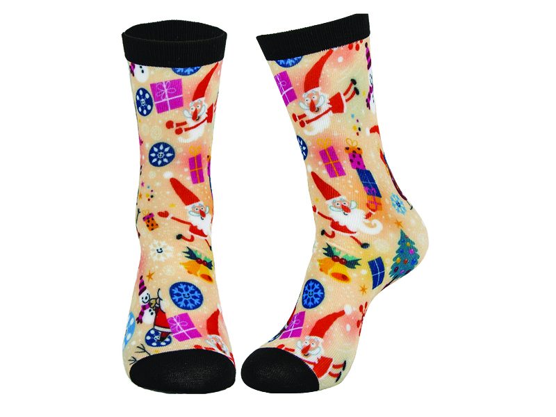 Clearance Sell - Digital Printing Xmas gift socks Carousel 1