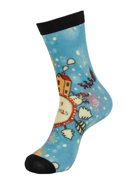 Clearance Sell - Digital Printing Xmas gift socks Carousel 2