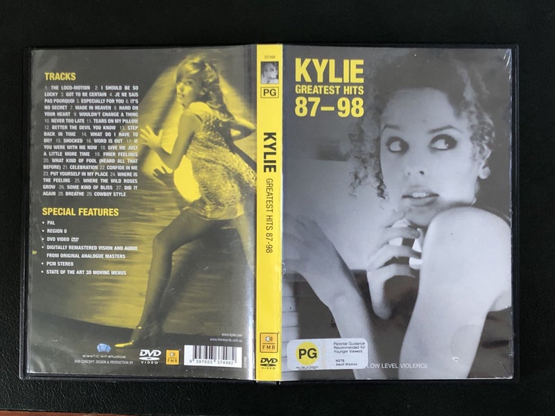 KYLIE MINOGUE Music Videos DVD, music DVD Carousel 1