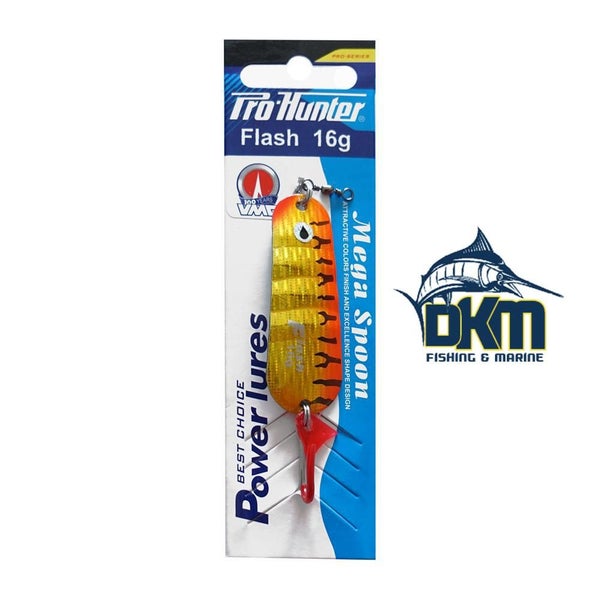 Pro Hunter Mega Spoon Flash 16g Gold Orange Carousel 1
