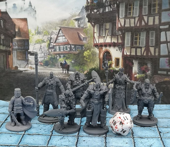 Warforged Hero Miniatures Dungeons and Dragons dice4dungeons Schloss Carousel 2