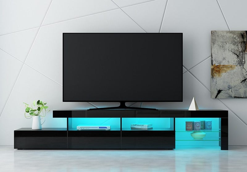 TV Stand Cabinet LED Entertainment Unit Carousel 2