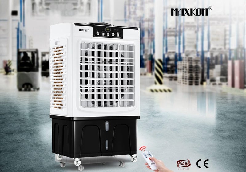Industrial Evaporative Air Cooler Portable Air Conditioner Fan Cooler Carousel 1
