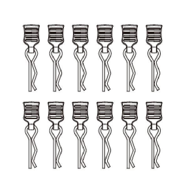 MJX RC M001 Body Clip with Tap (12) Carousel 1