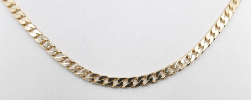 9ct Gold Solid Curb Link Chain cm 120HK145/4 Carousel 1