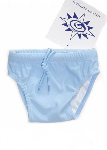 Sun Emporium Boys Pale Blue Swim Nappy 6 ,12,18 months Brand New Carousel 1