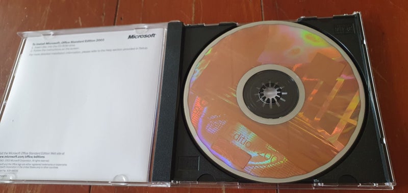 Microsoft Office Professional Edition 2003 Vintage Sofware Carousel 4