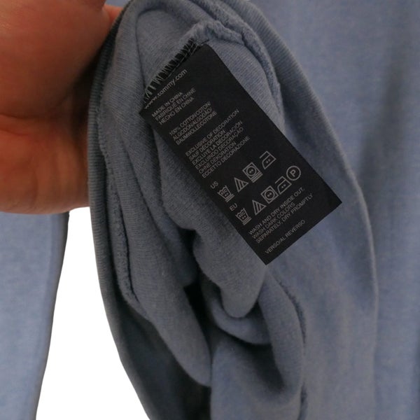 Tommy Hilfiger Blue Half Zip Knit Jumper Large Carousel 5