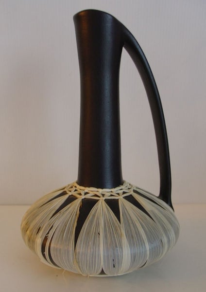 Mid Century Austrian Design Black Ewer woven Outer Carousel 1